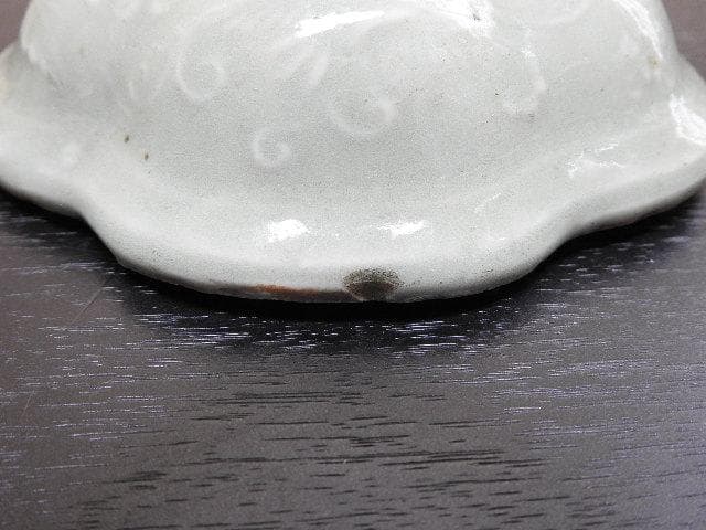 青磁蓋物　七官？天龍寺？　合わせ箱　MA378