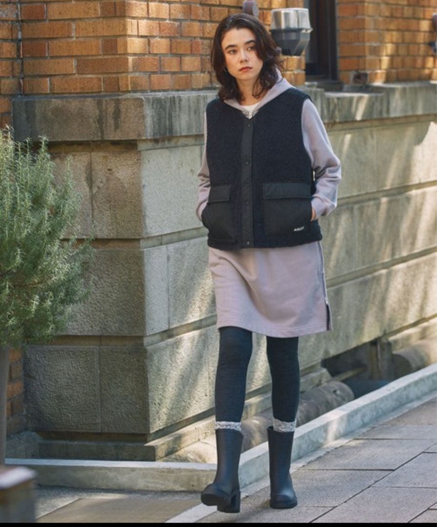 ⭐️新品未使用⭐️AIGLE リバーシブル インサレーション キルティングボアベスト