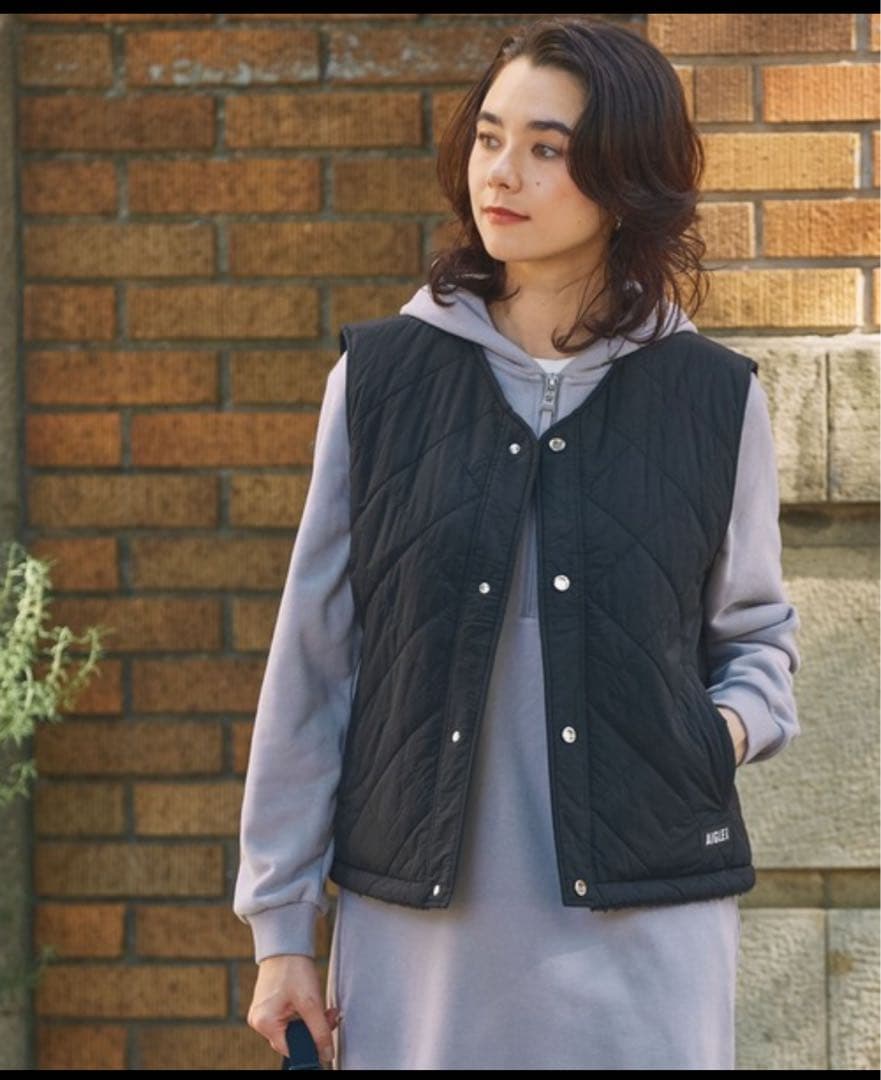 ⭐️新品未使用⭐️AIGLE リバーシブル インサレーション キルティングボアベスト