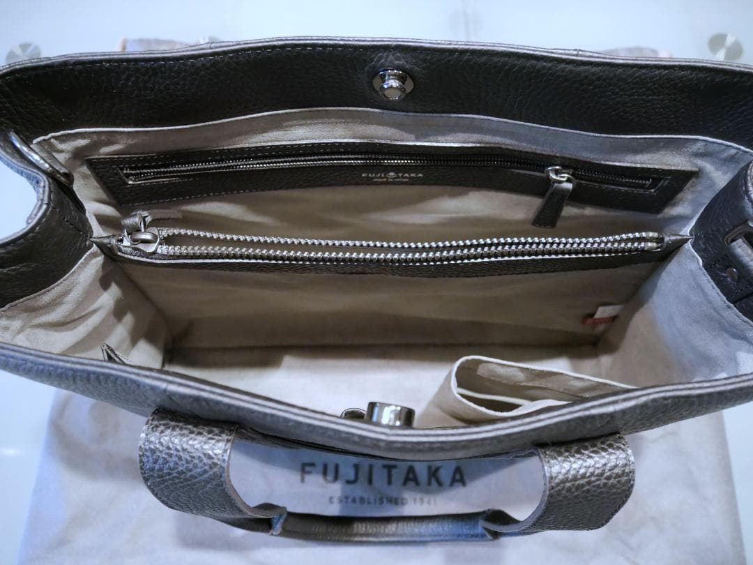 新品☆フジタカ　定価7.7万円　Ａｌｔａアルタ　A4ジャスト２ｗａｙトートバッグ
