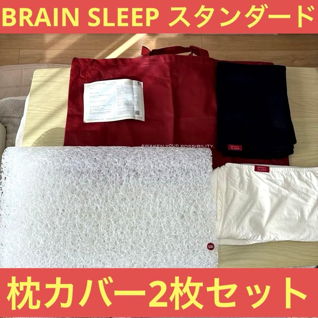 【送料無料】ブレインスリープピロー　スタンダード　STANDARD 枕カバー付き