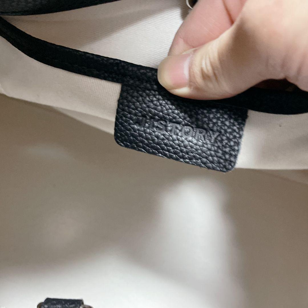 JISTORY　ボストン　ブラック　トートバッグ　金具　レディース　大容量