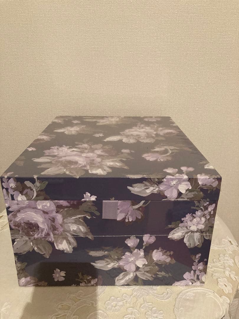 貴重☆ローラアシュレイ ストレージボックス3個セットヴィオレッタ