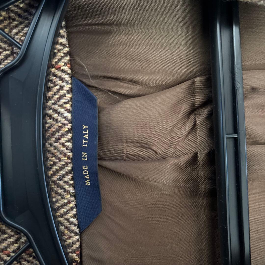 BrooksBrothersイタリア製 チェスターコート ブラウン