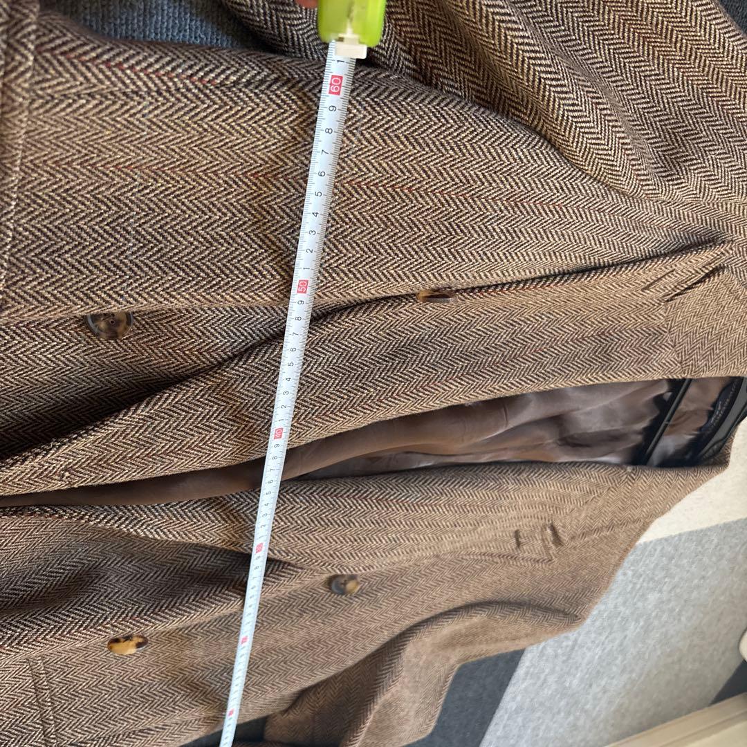 BrooksBrothersイタリア製 チェスターコート ブラウン