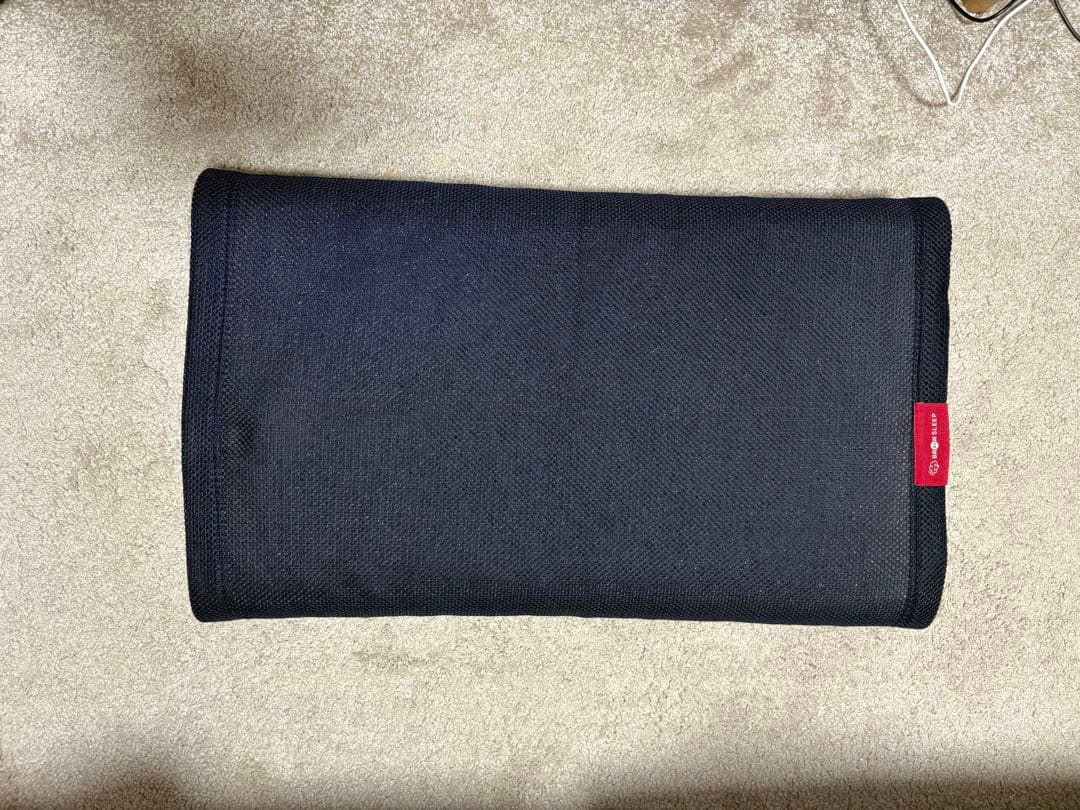 ブレインスリープピロー　スタンダードサイズ　ネイビーカバー付き