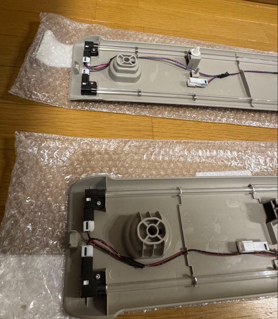 デリカ　ルーフビームガーニッシュ　ホワイト照明　リラックスイルミ　前後セット