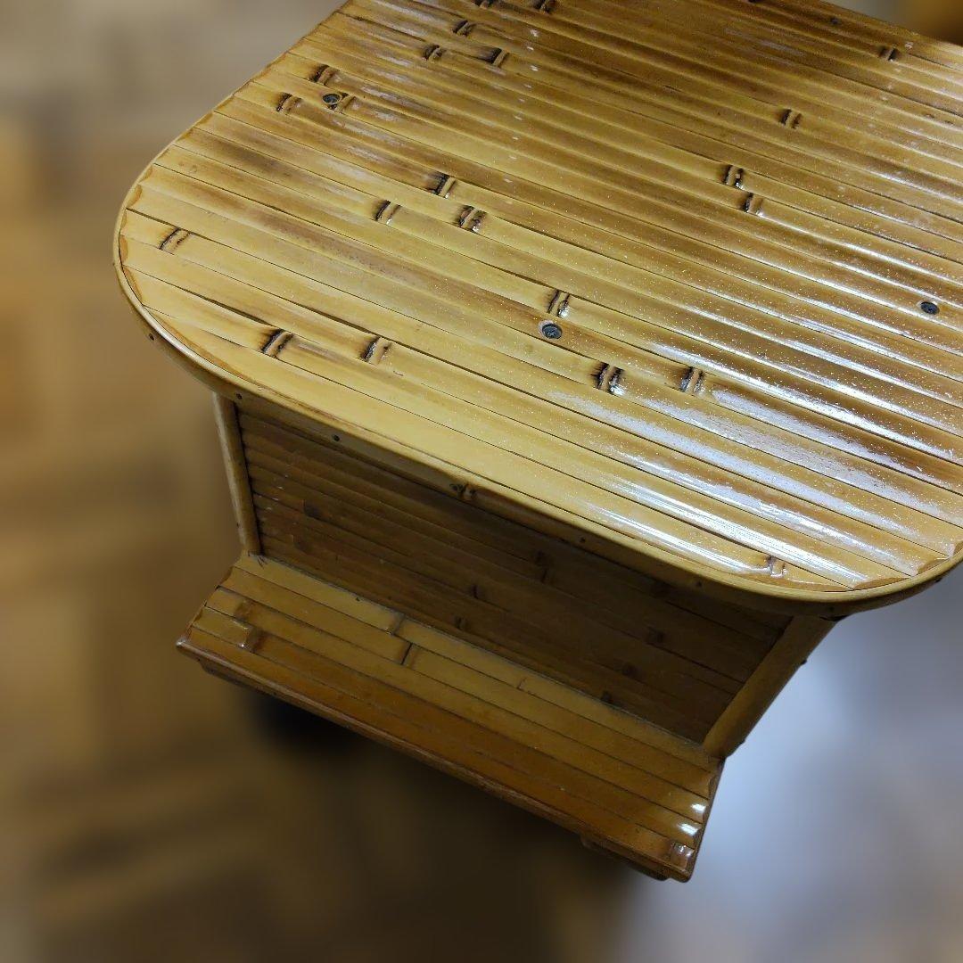 梅里竹芸　キャスター付き椅子