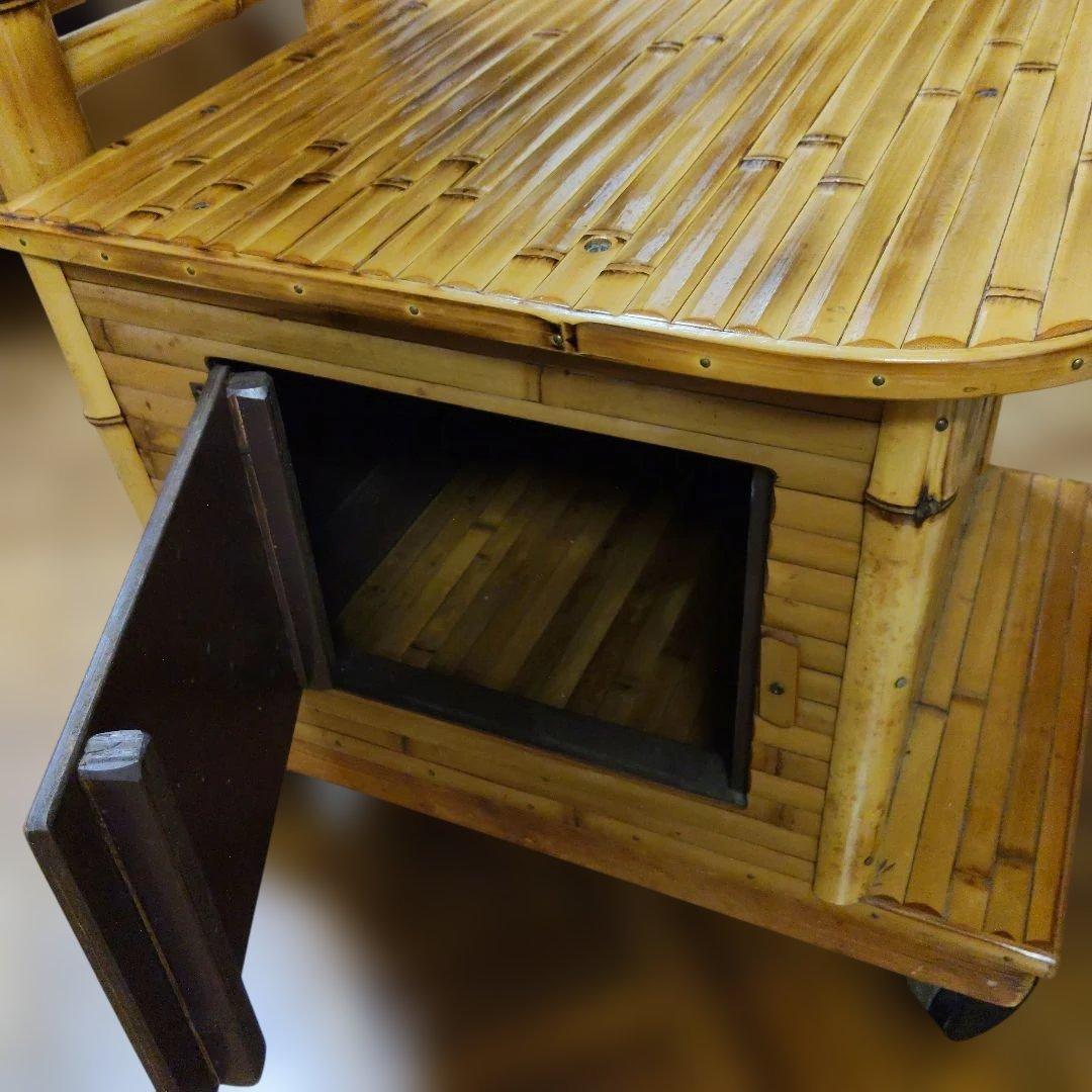 梅里竹芸　キャスター付き椅子