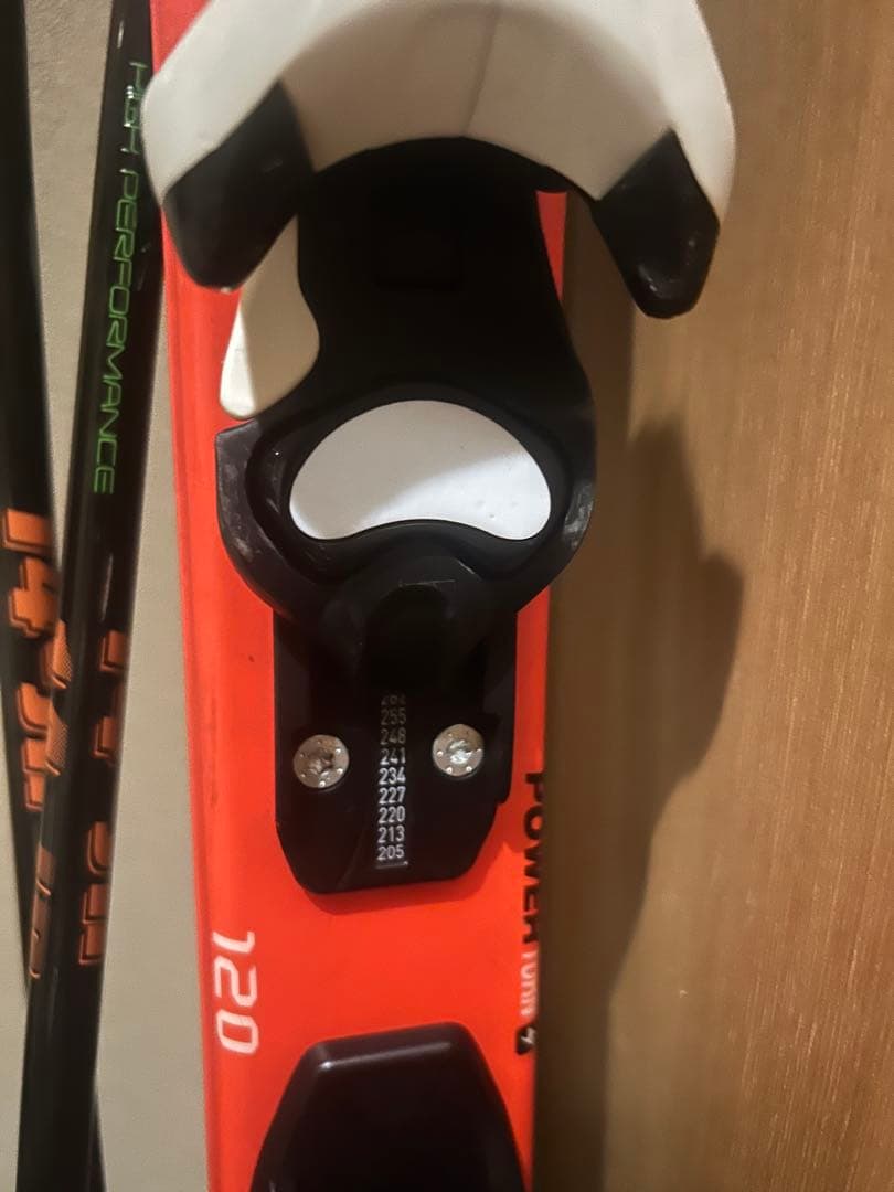 スキーセット　スキー板120㎝　スキーブーツ23㎝　ジュニア用　子供用