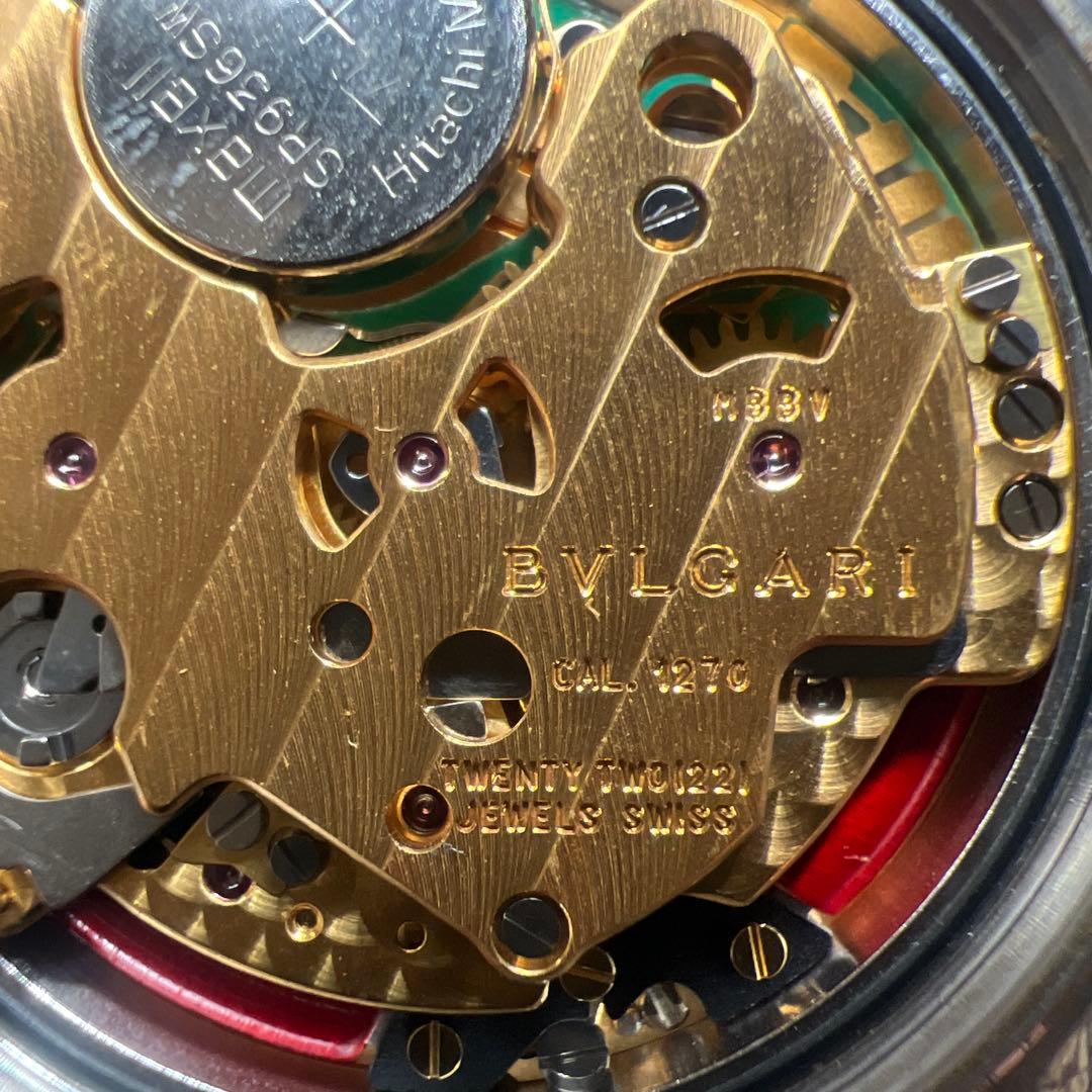 BVLGARIブルガリ ディアゴノスポーツクロノグラフ クウォーツ　ジャンク品