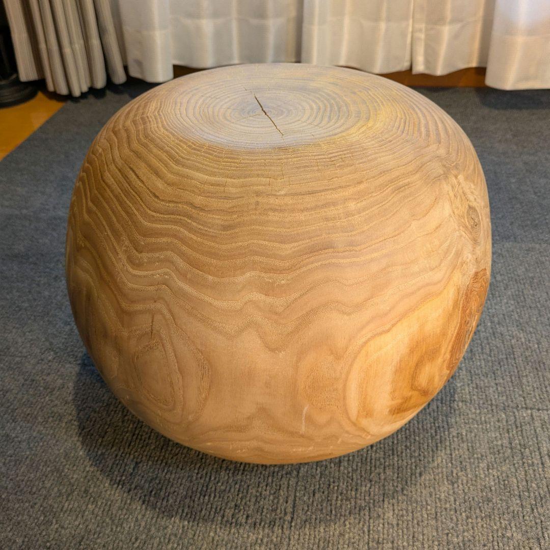 tenten　栗　天然木　丸型　切り株　丸太　高さ約30㎝