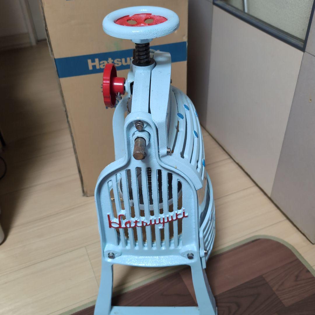 ハツユキ 初雪 氷削機 かき氷機 ブロックアイススライサー HA-11OS