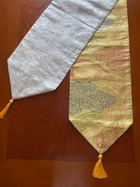 タッセル付きテーブルランナー(290×30/タッセル込み)