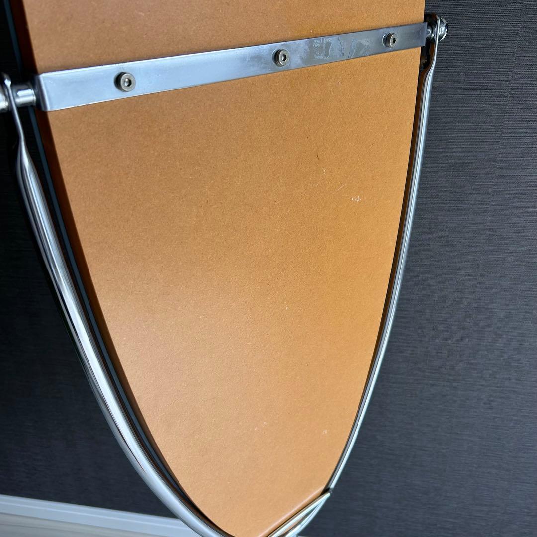 【80s】アスプルンド　アロー　スタンドミラー　全身鏡　オーバル　スペースエイジ