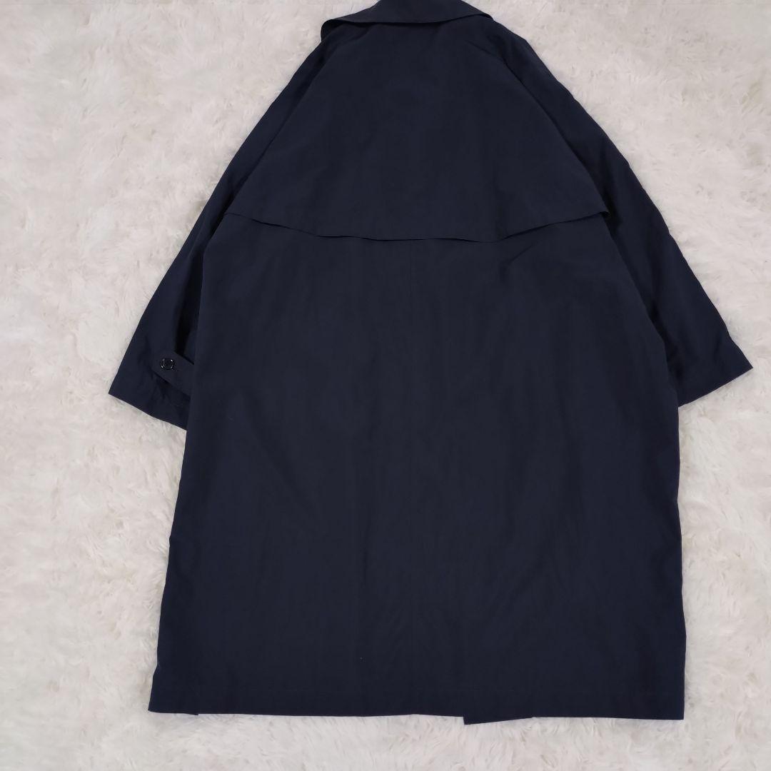 イエナ IENA Pe/ポプリンオーバートレンチコート ネイビー