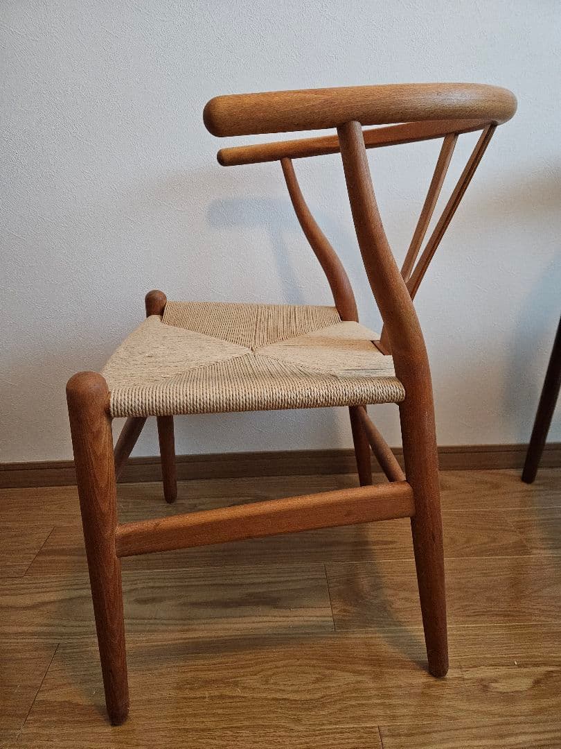 37年物アンティークYチェア CH24 ビーチ材オイルフィニッシュ