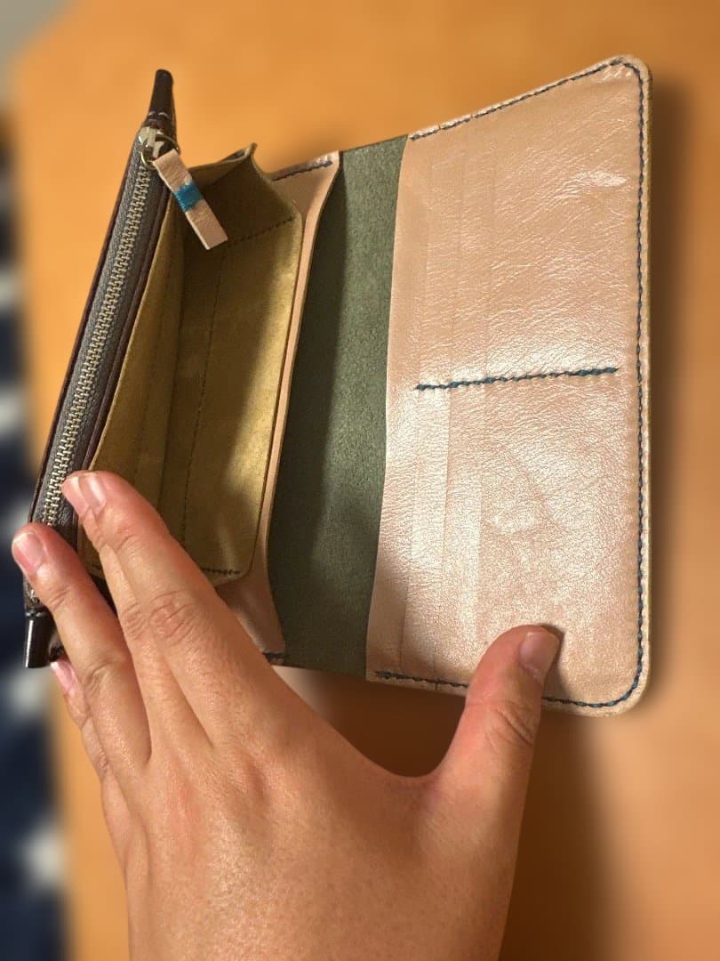 ハンドメイド　長財布