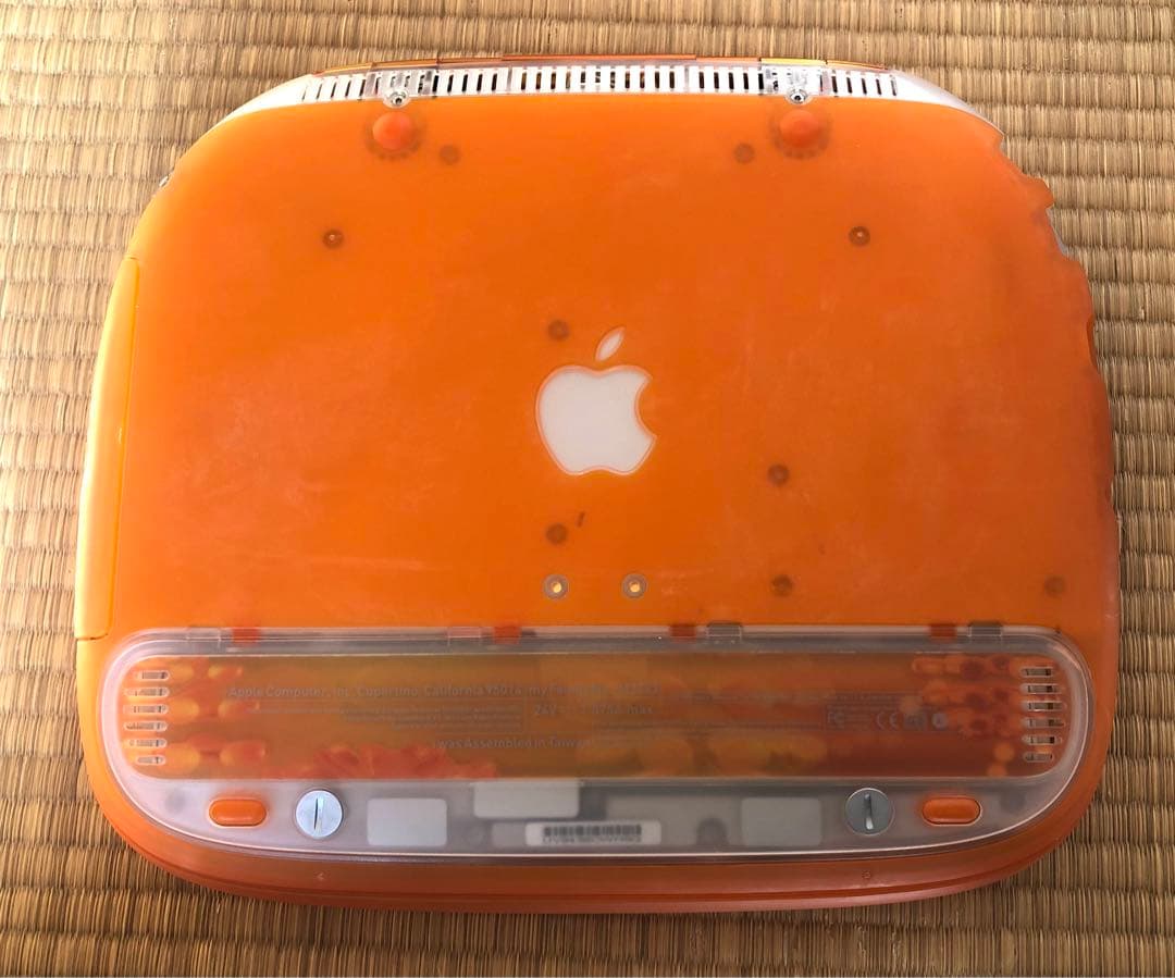 Apple iBook G3 クラムシェル タンジェリン 起動OK