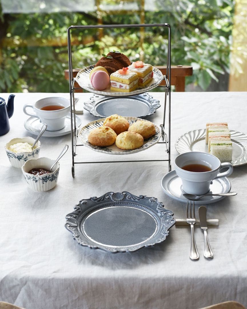 パーティースタンド折りたたみ式アフタヌーンティー　スイーツ台　まとめて