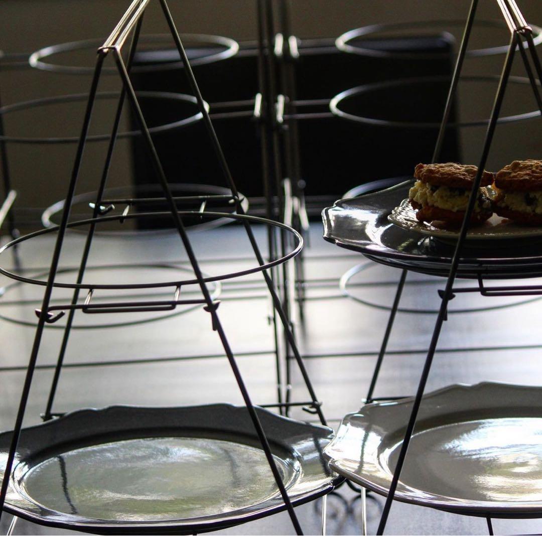 パーティースタンド折りたたみ式アフタヌーンティー　スイーツ台　まとめて