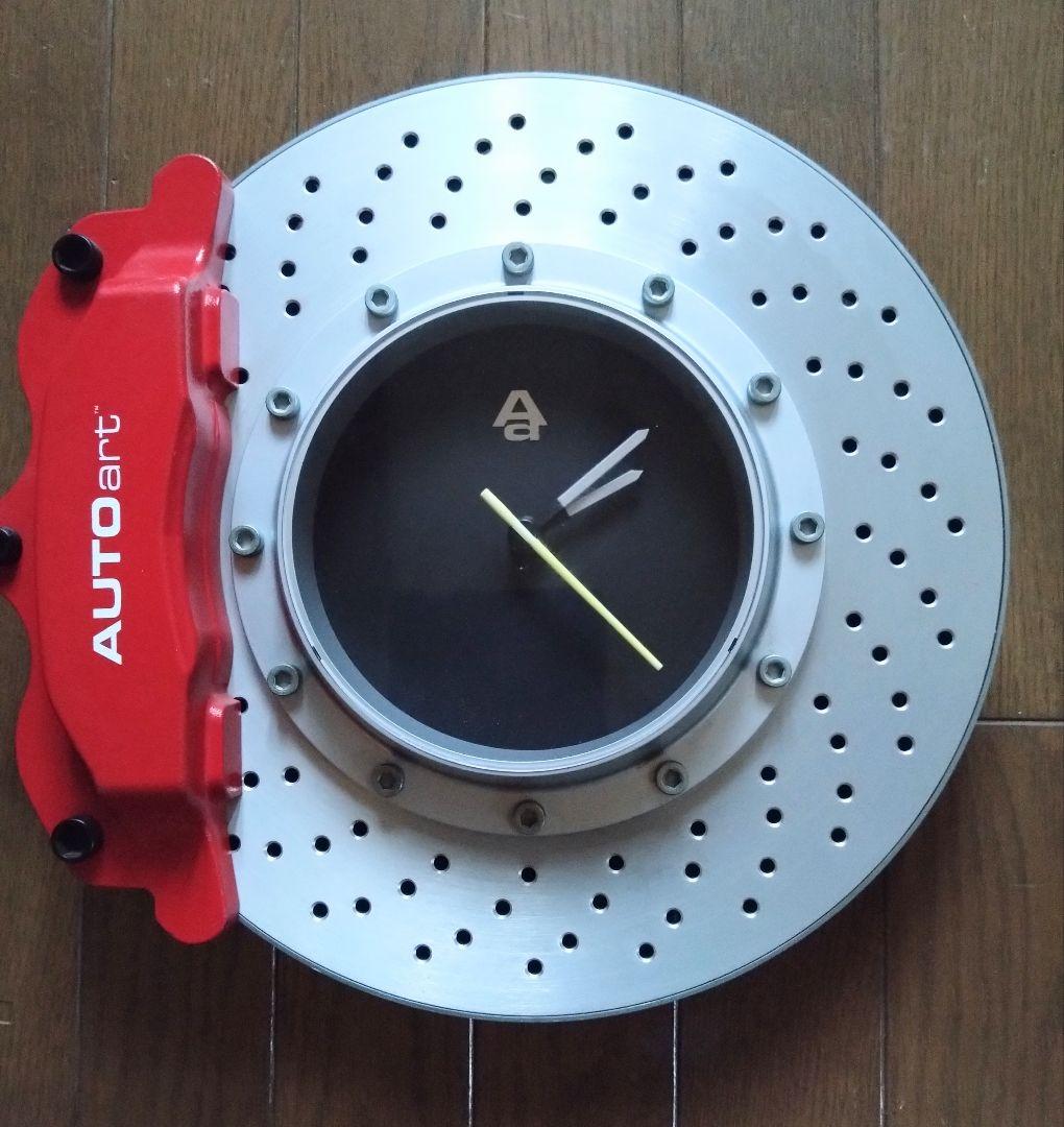 掛け時計　オートアート AUTO art　ブレーキ型 壁掛け時計