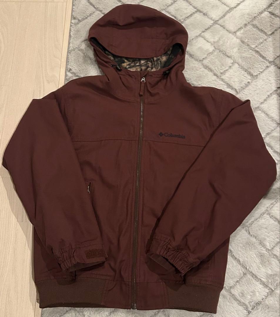 Columbia バーガンディ ロマビスタフーディージャケット