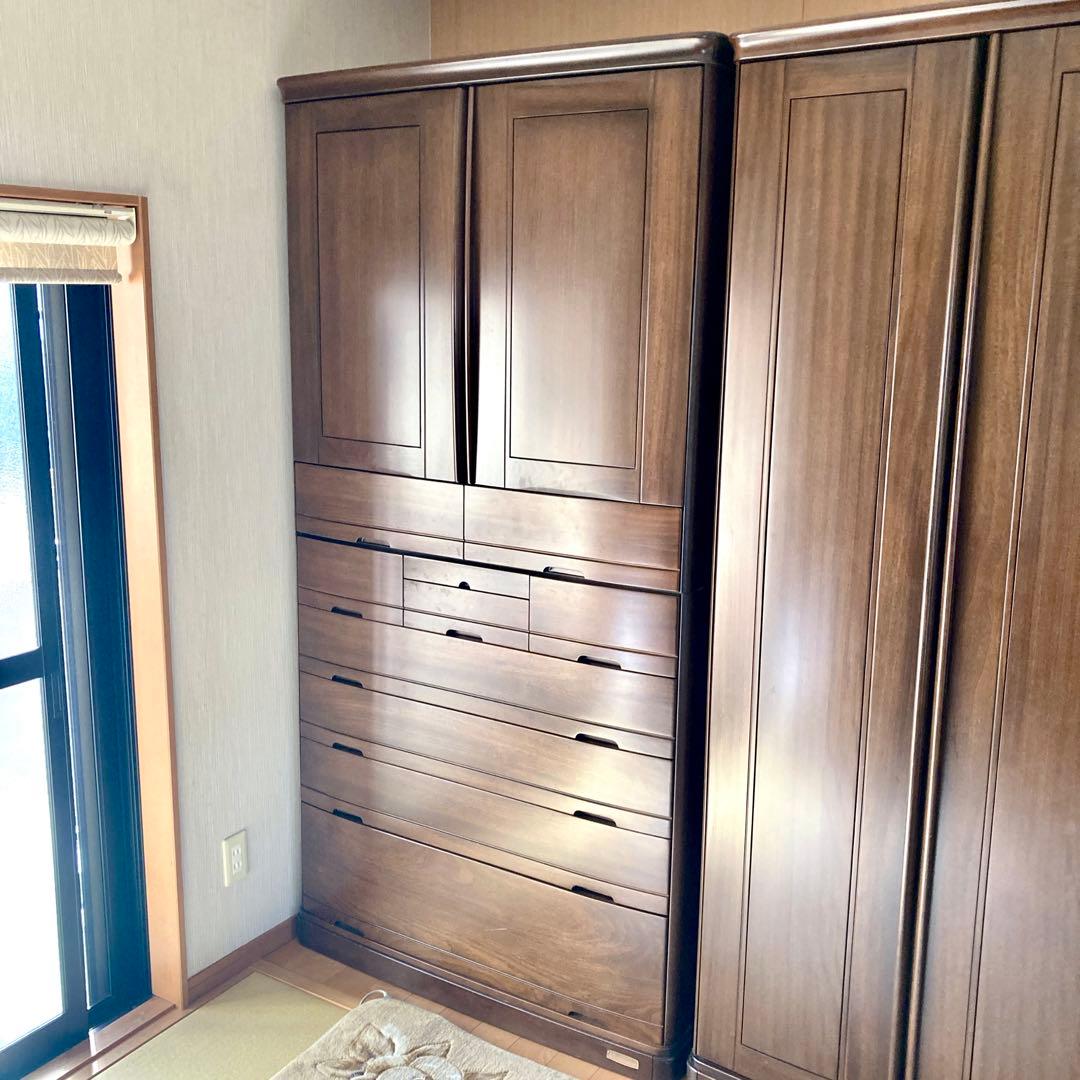 クスノキ 洋服タンス 着物タンス 木製 引き出し チェスト 箪笥 楠②