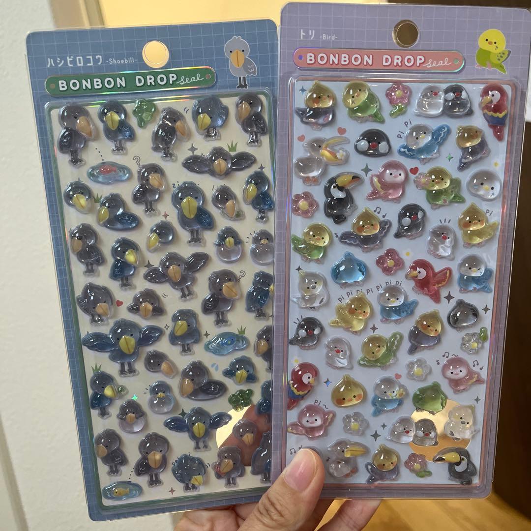 a*1様 ボンボンドロップ　海外正規品シール　アニマル 15枚セット　動物　ディ