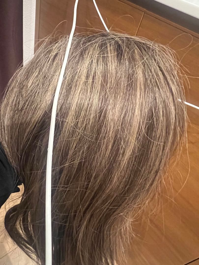 Fifi値下げ!期間限定‼︎3Dアッシュグレー系ミックスカラー百合子ウィッグ