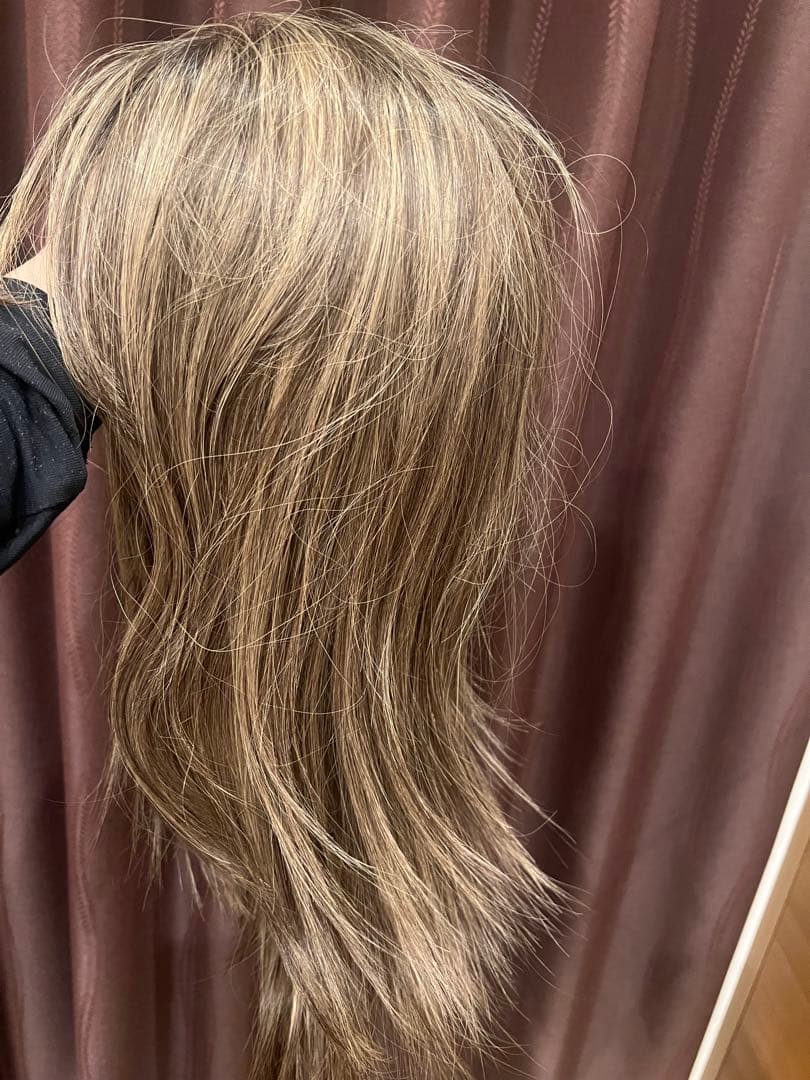 Fifi値下げ!期間限定‼︎3Dアッシュグレー系ミックスカラー百合子ウィッグ