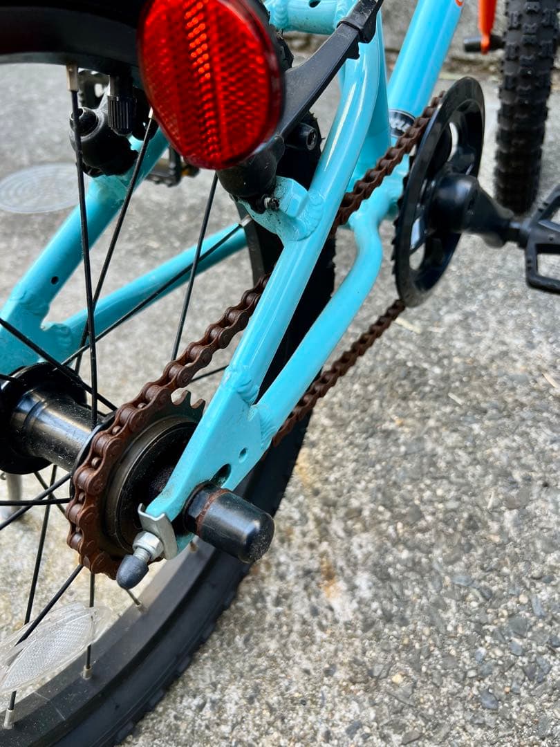 ヨツバサイクル16インチ補助輪あり(基本引取希望)