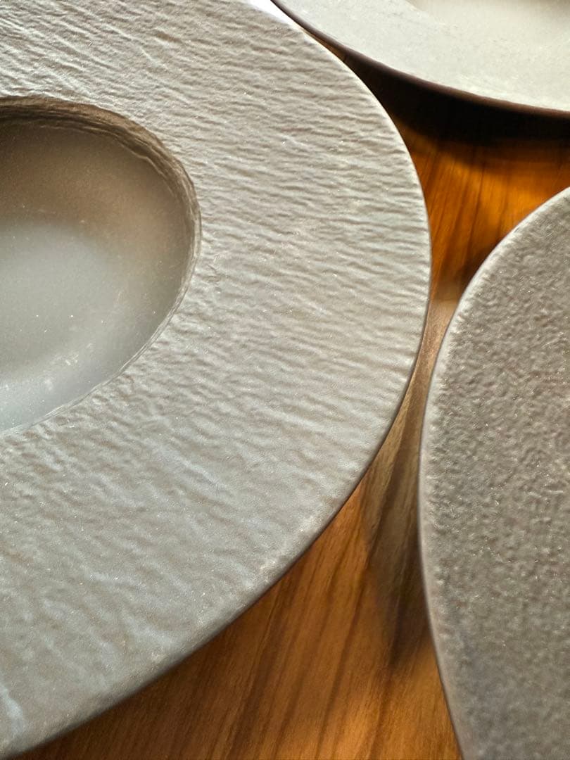 ビレロイ&ボッホ マニファクチャー ロック パスタ プレート ブラック 5枚