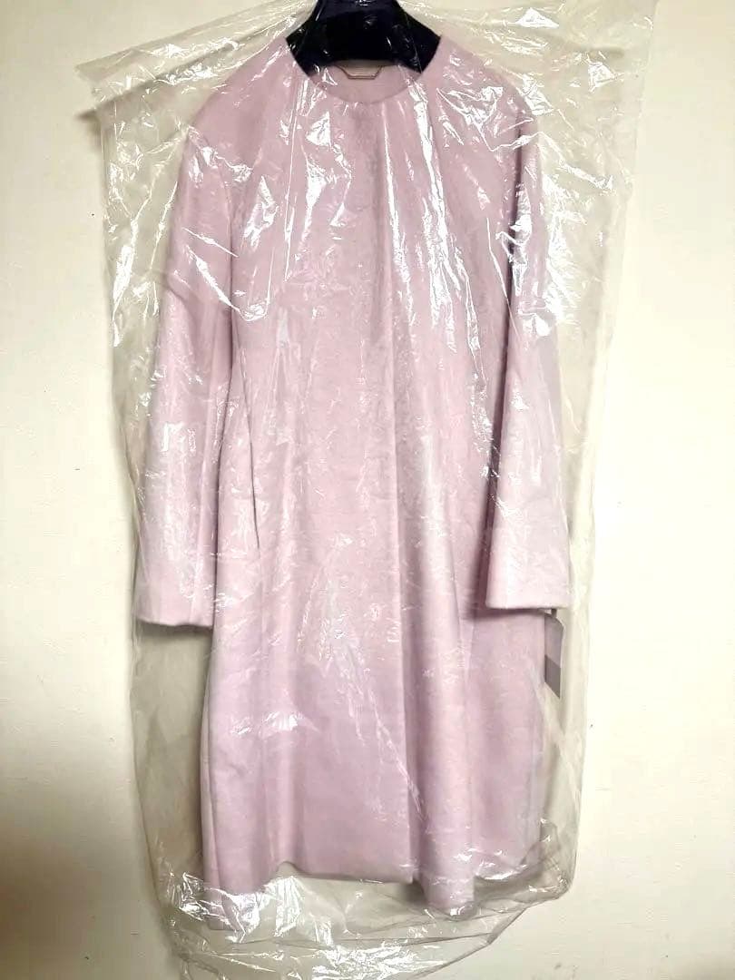 【25年完売品★新品タグ付き】CELFORD カシミヤ混ノーカラーコート38