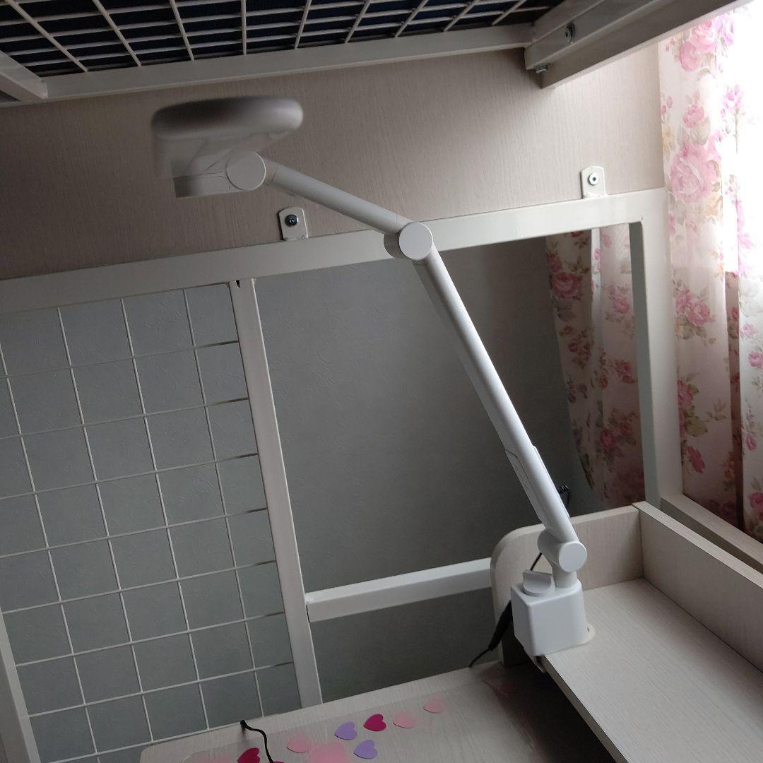 ニトリ ロフトベッド デニッシュH 机 ハンガーラック付き