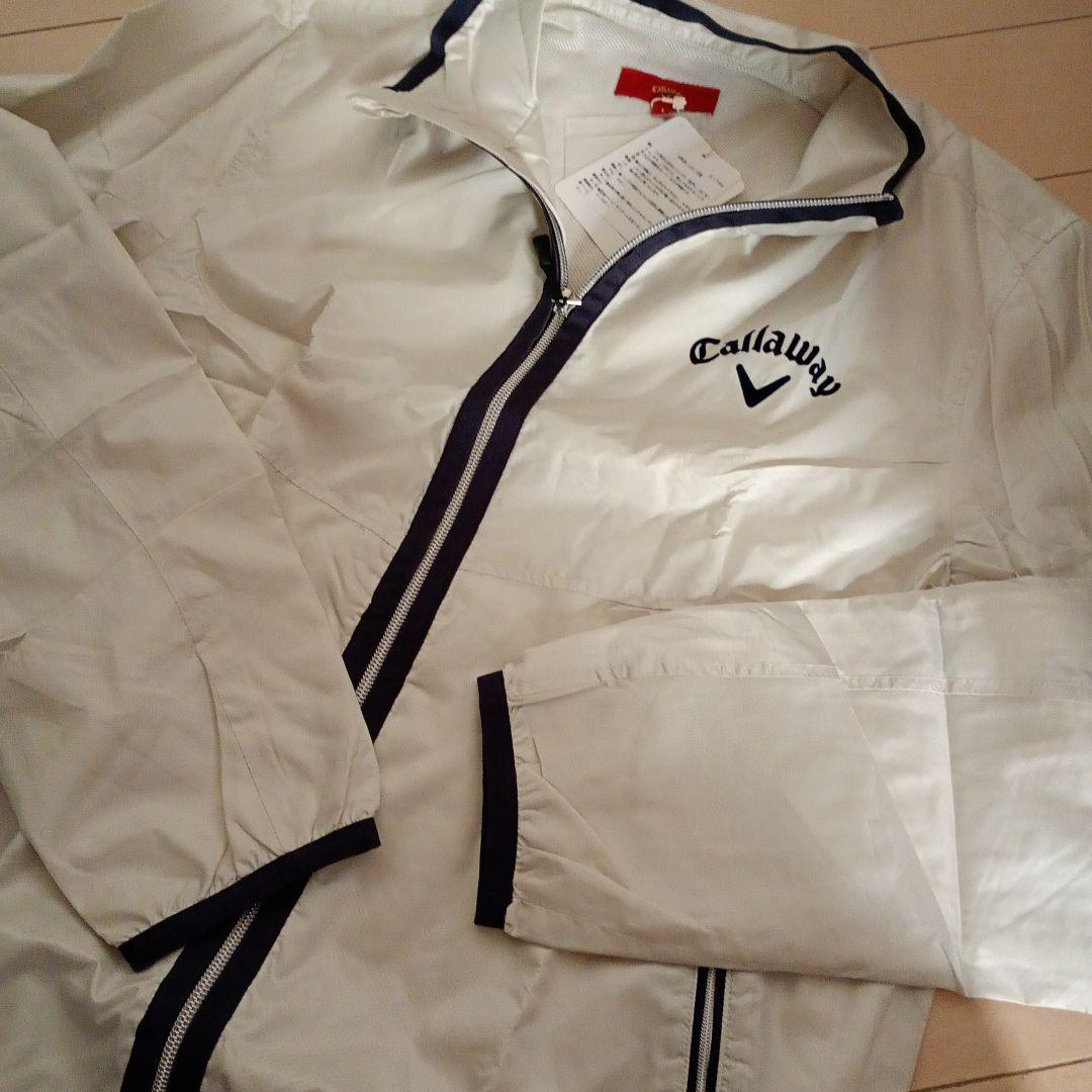 Callaway ホワイト ジャケット Lサイズレッドレーベル