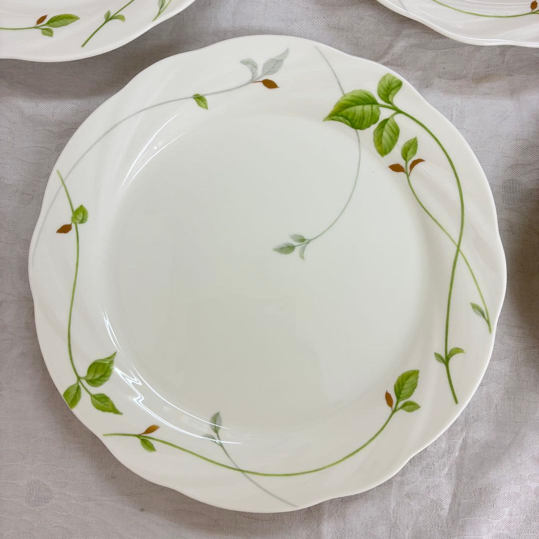 人気【NARUMI】ナルミ レモンバーム ディナープレート 27cm 5枚セット