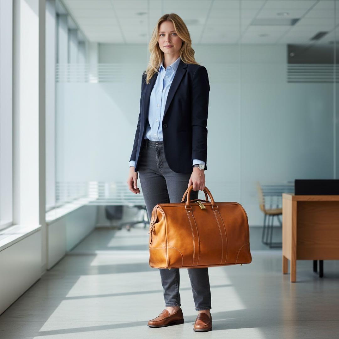 美品　ブルーノコンテイ　ボストンバッグ 本革　ドクターバッグ　昭和レトロ