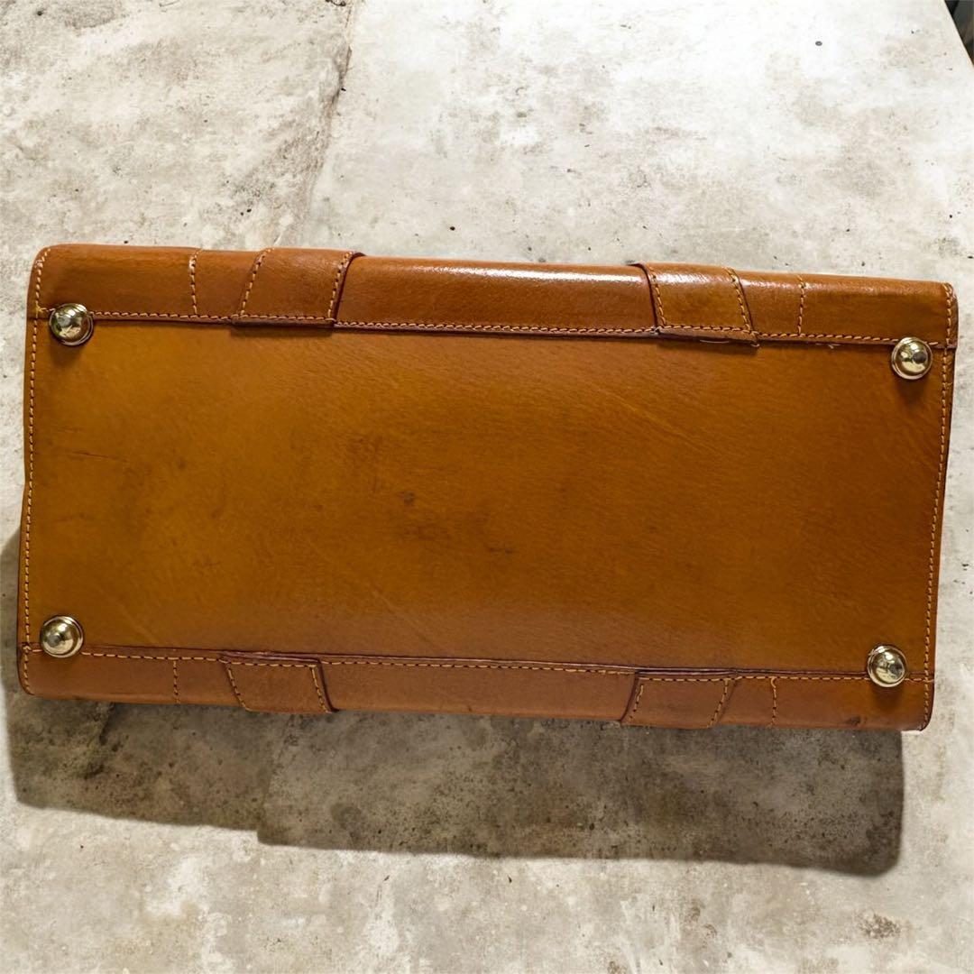 美品　ブルーノコンテイ　ボストンバッグ 本革　ドクターバッグ　昭和レトロ