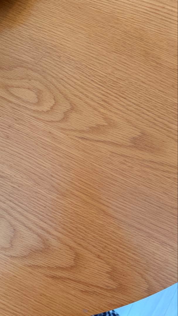 みそきち) 円形木製ダイニングテーブル-最終価格