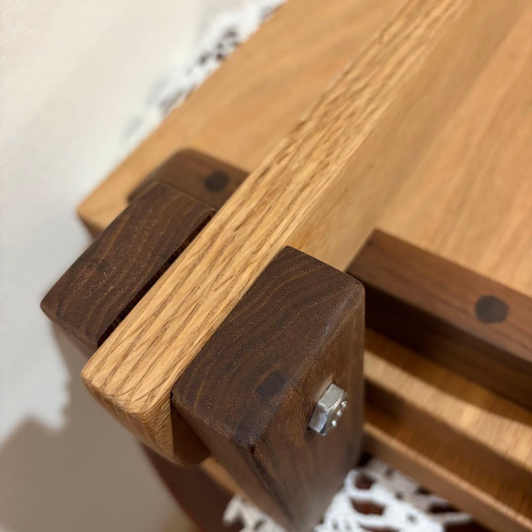 レア★アメリカ製　トルティーヤプレス　オーク/ウォルナット無垢材　ハンドメイド