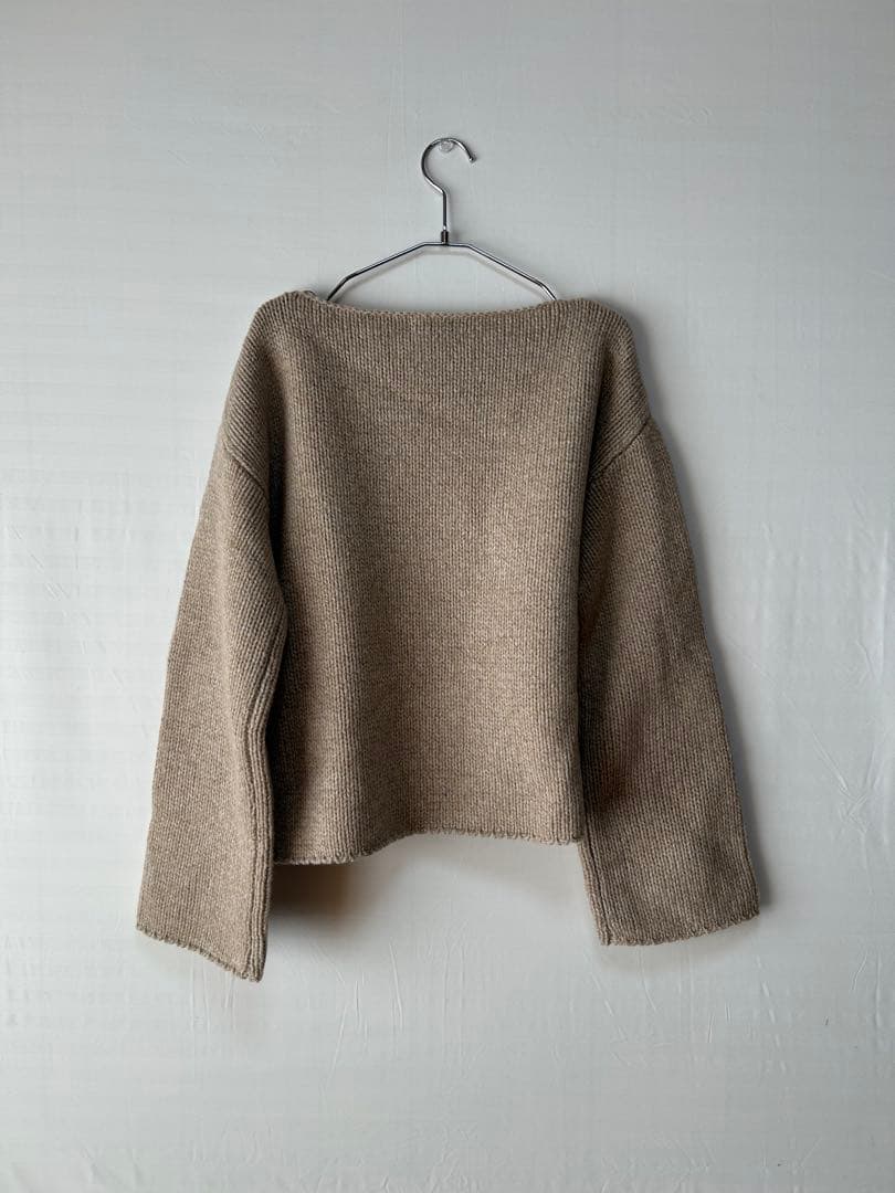 conte コンテ ミックス ボートネックニット