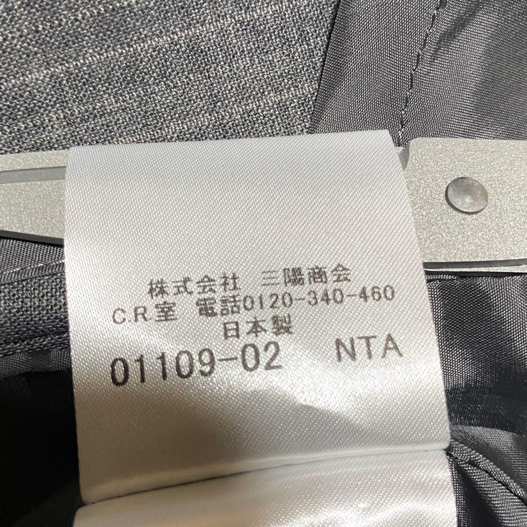 美品✨Burberry スーツ セットアップ M ストレッチ グレー ビジネス