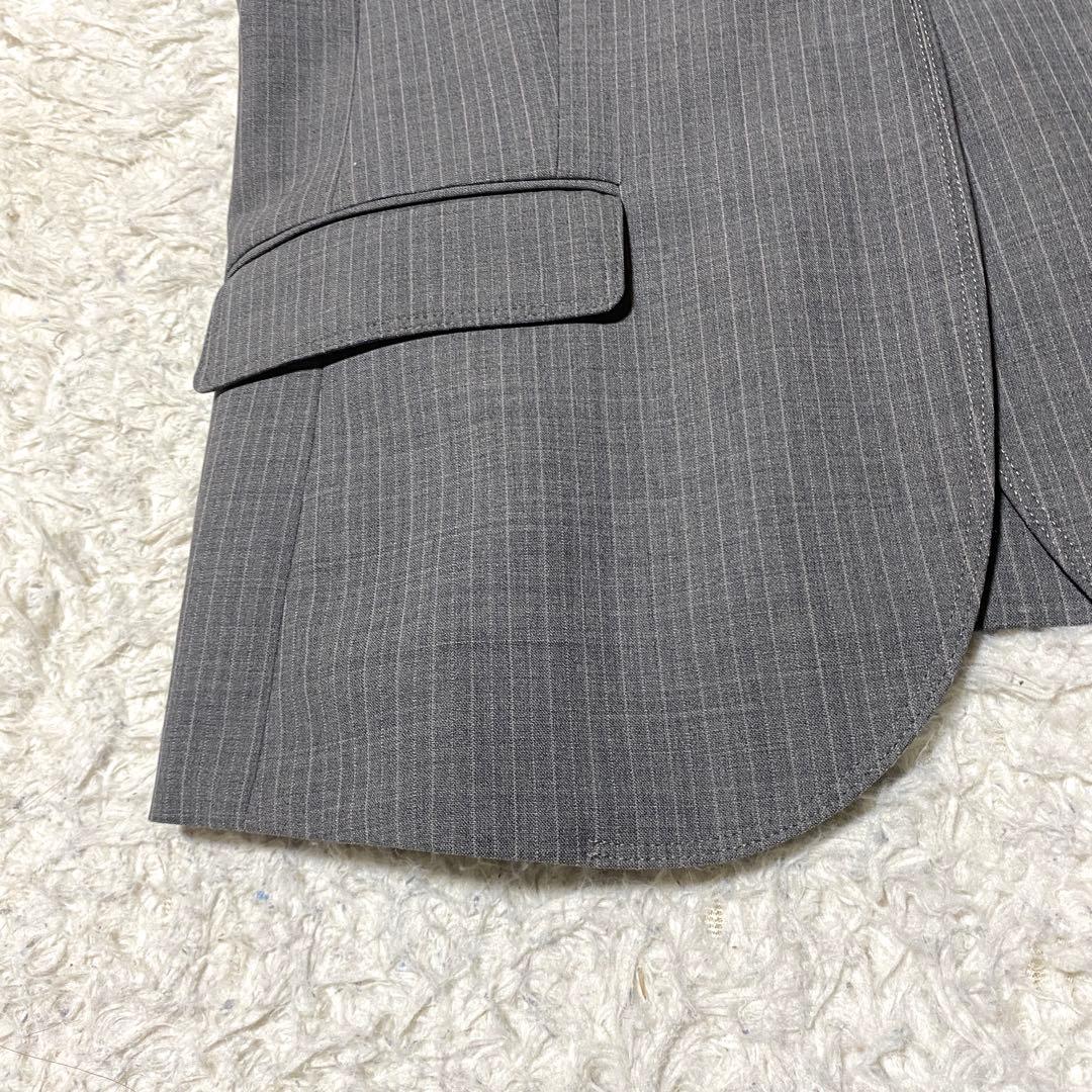 美品✨Burberry スーツ セットアップ M ストレッチ グレー ビジネス
