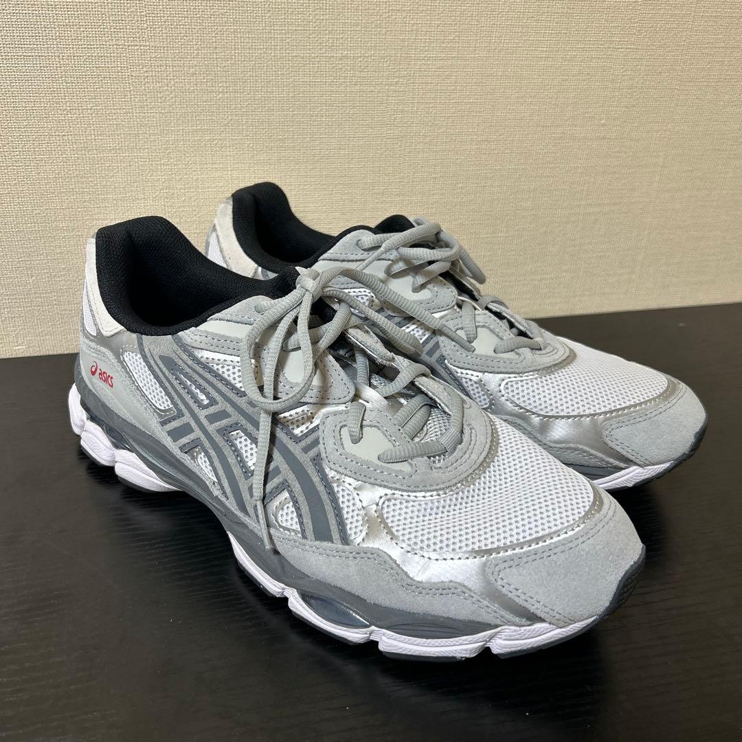 靴 asics Gel-NYC \"White/Steel Grey\"
