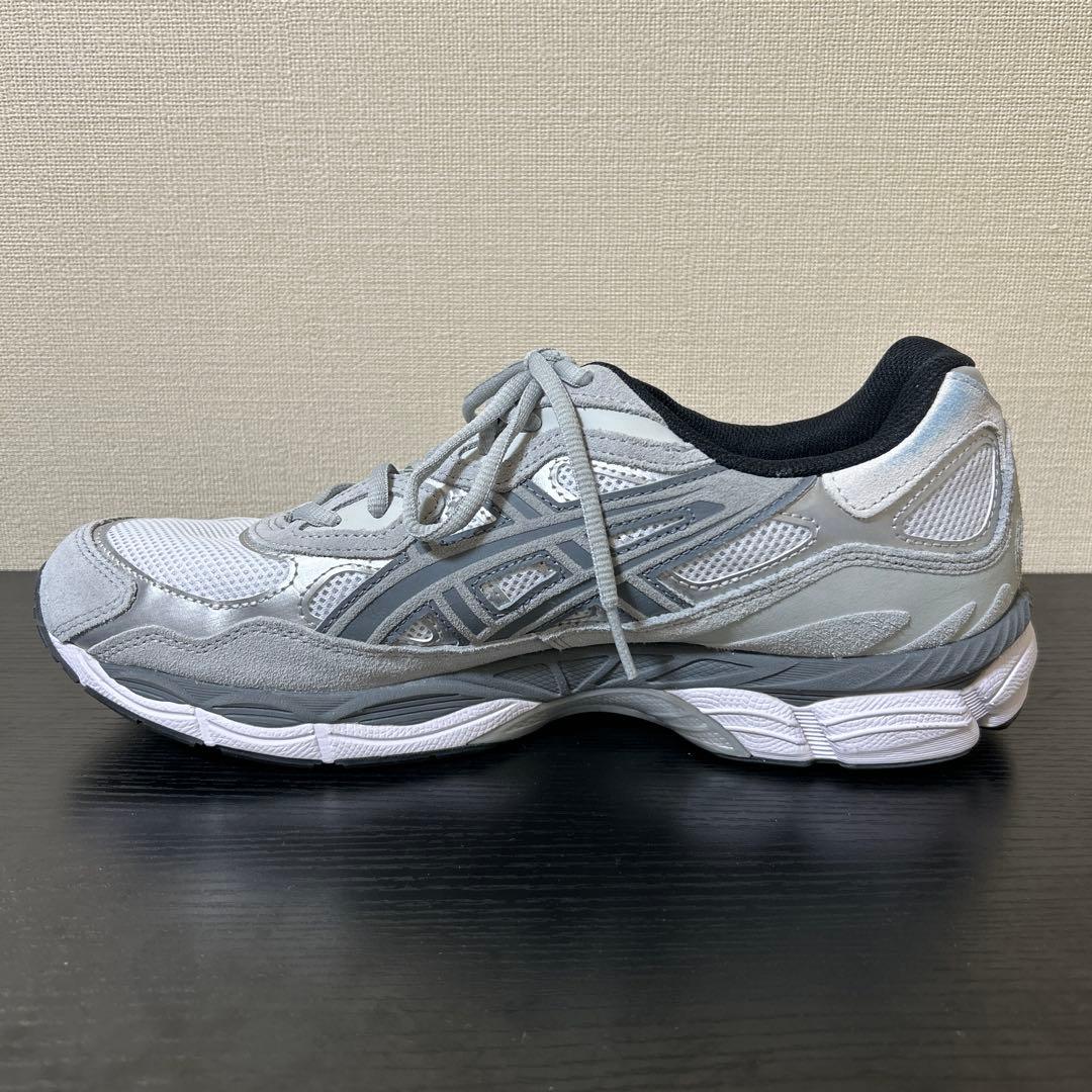 靴 asics Gel-NYC \"White/Steel Grey\"