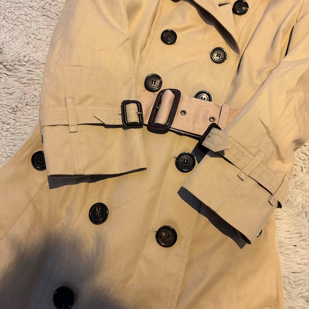 美品　バーバリー　トレンチコート　サンドリンガム　ロング　ハニーベージュ