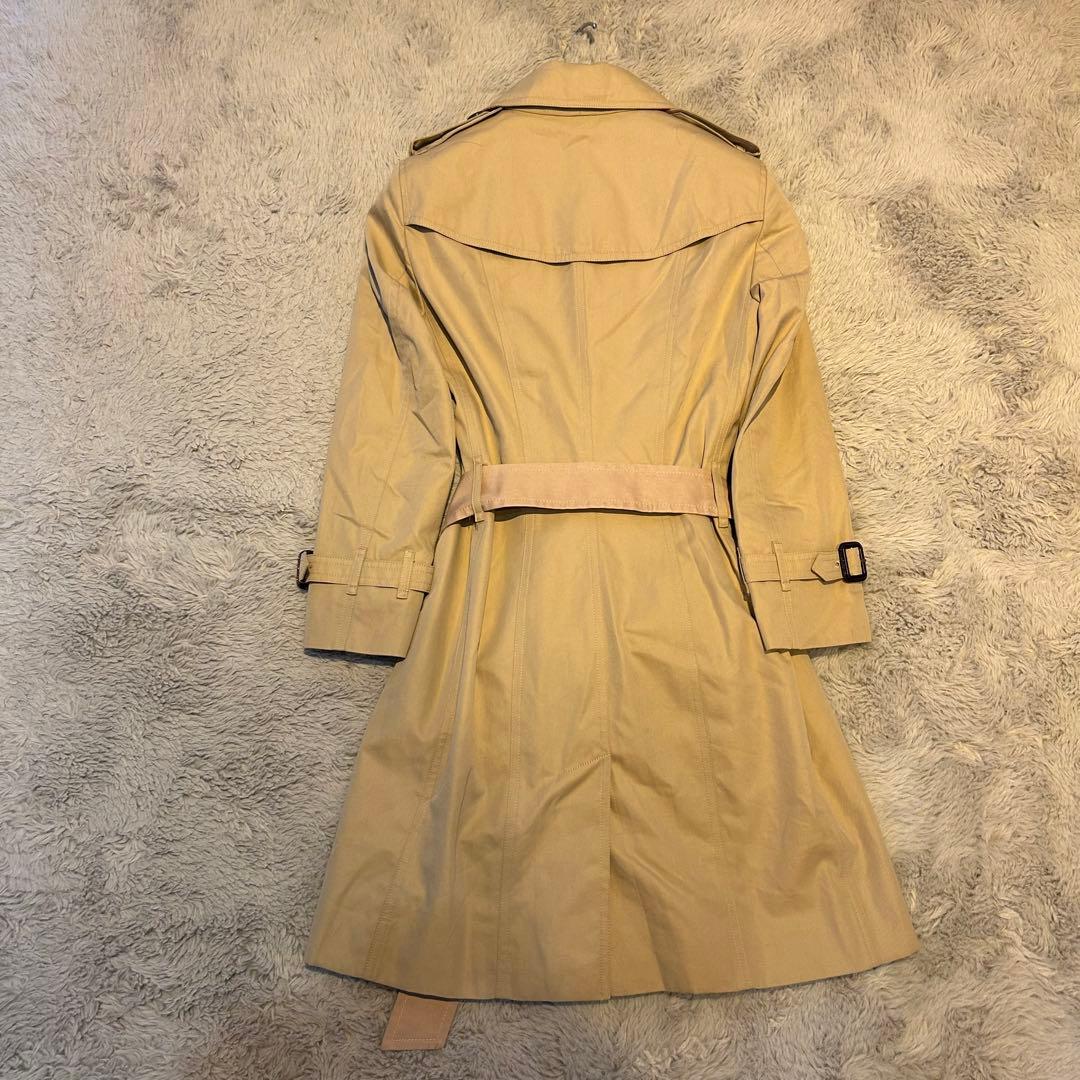 美品　バーバリー　トレンチコート　サンドリンガム　ロング　ハニーベージュ