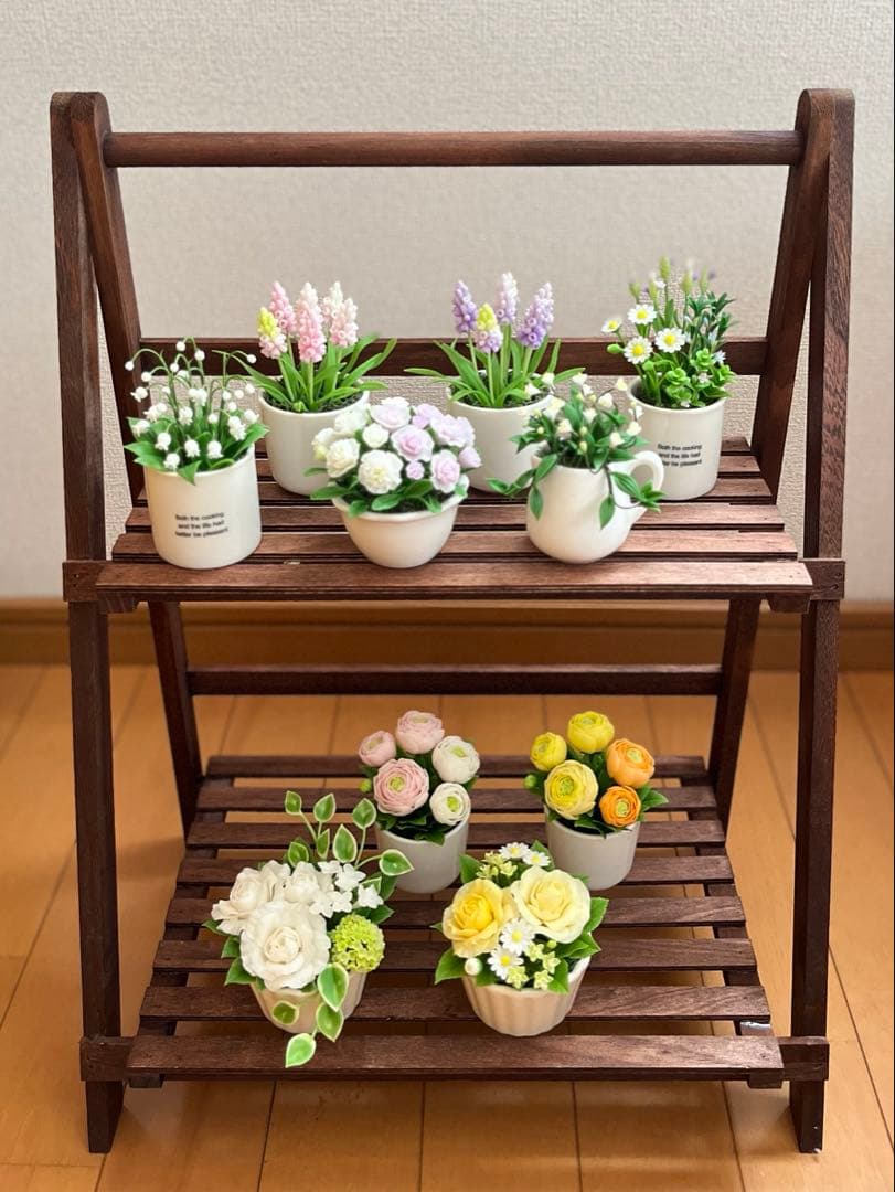 専用　ミニアレンジ10種　クレイフラワー