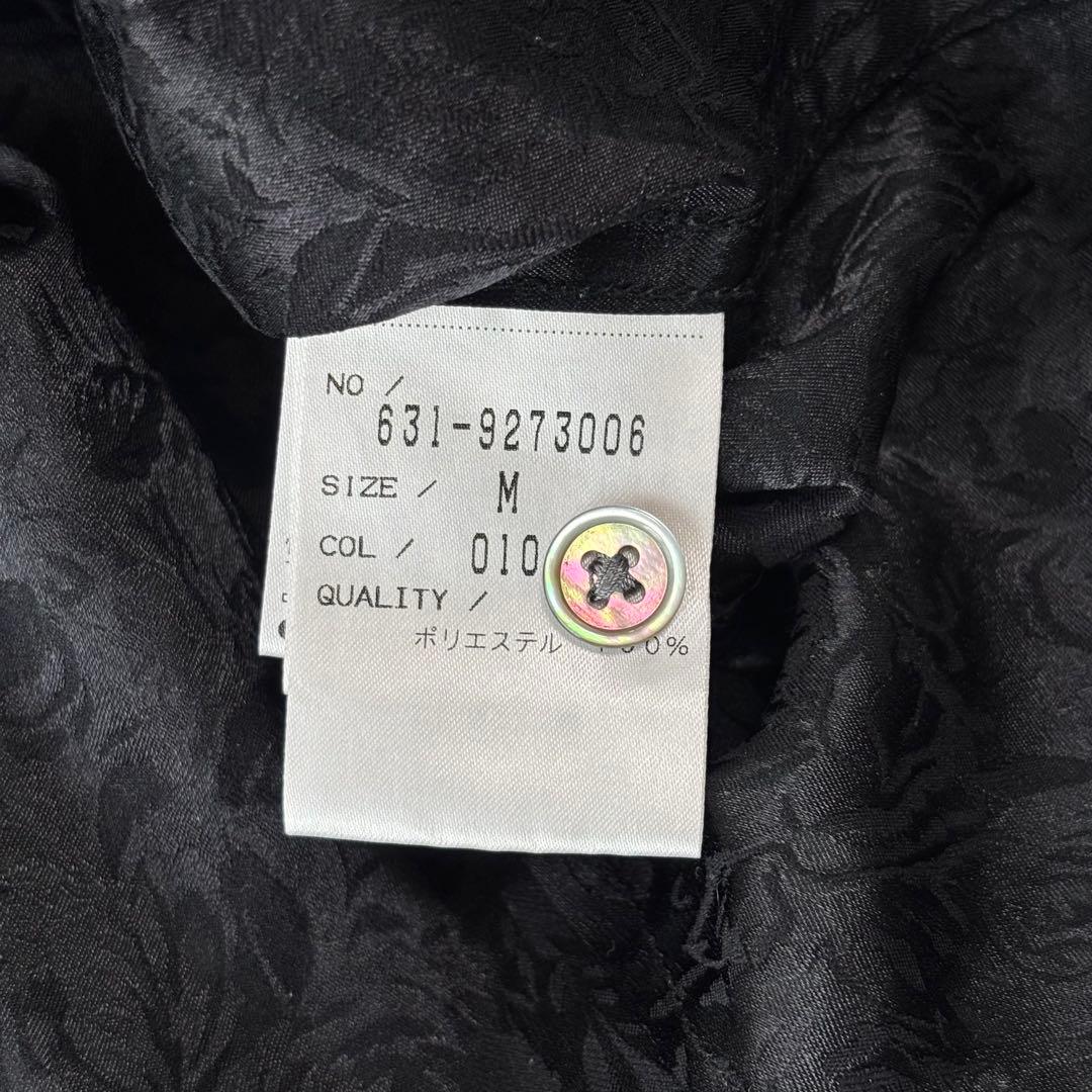 トップス TORNADO MART glossy rose print shirt M